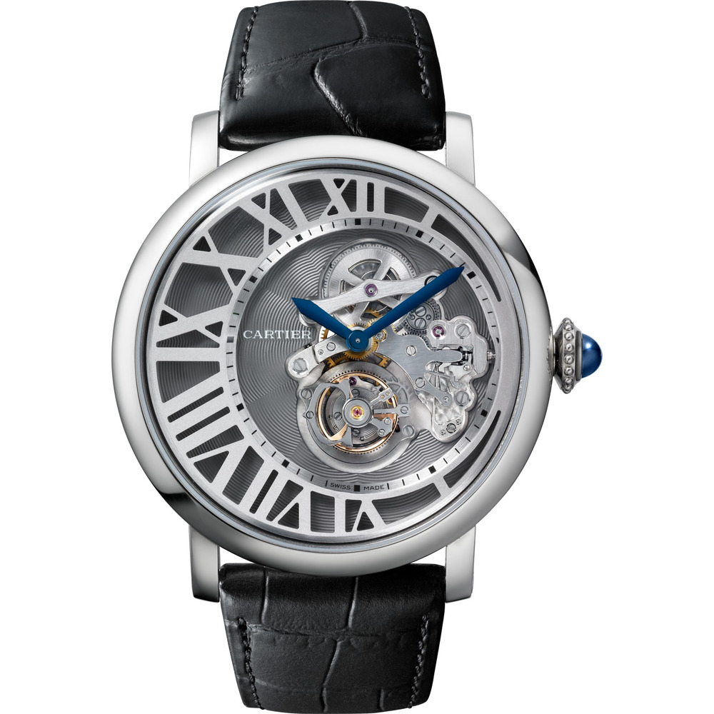 Часы Rotonde de Cartier, парящий турбийон, дугообразный циферблат