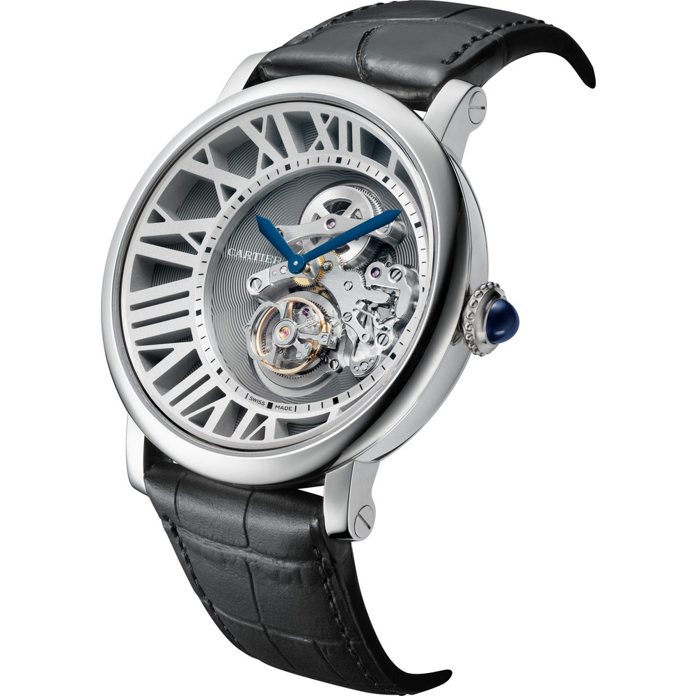 Часы Rotonde de Cartier, парящий турбийон, дугообразный циферблат