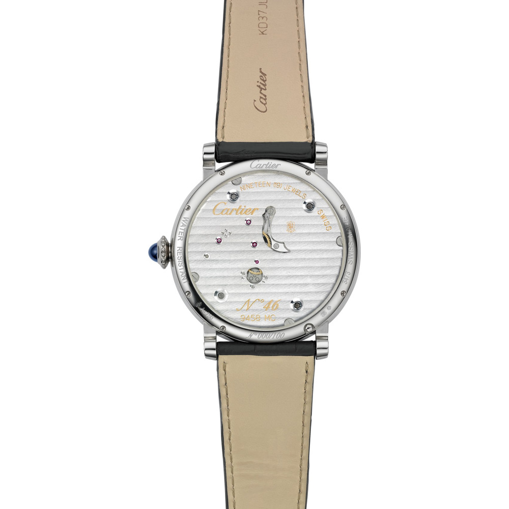 Часы Rotonde de Cartier, парящий турбийон, дугообразный циферблат