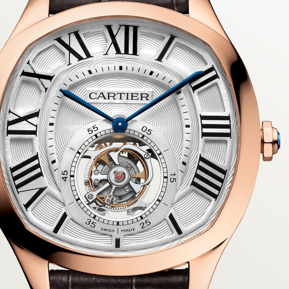 Часы Drive de Cartier с парящим турбийоном