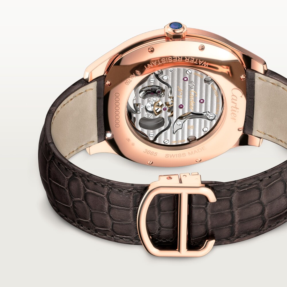 Часы Drive de Cartier с парящим турбийоном
