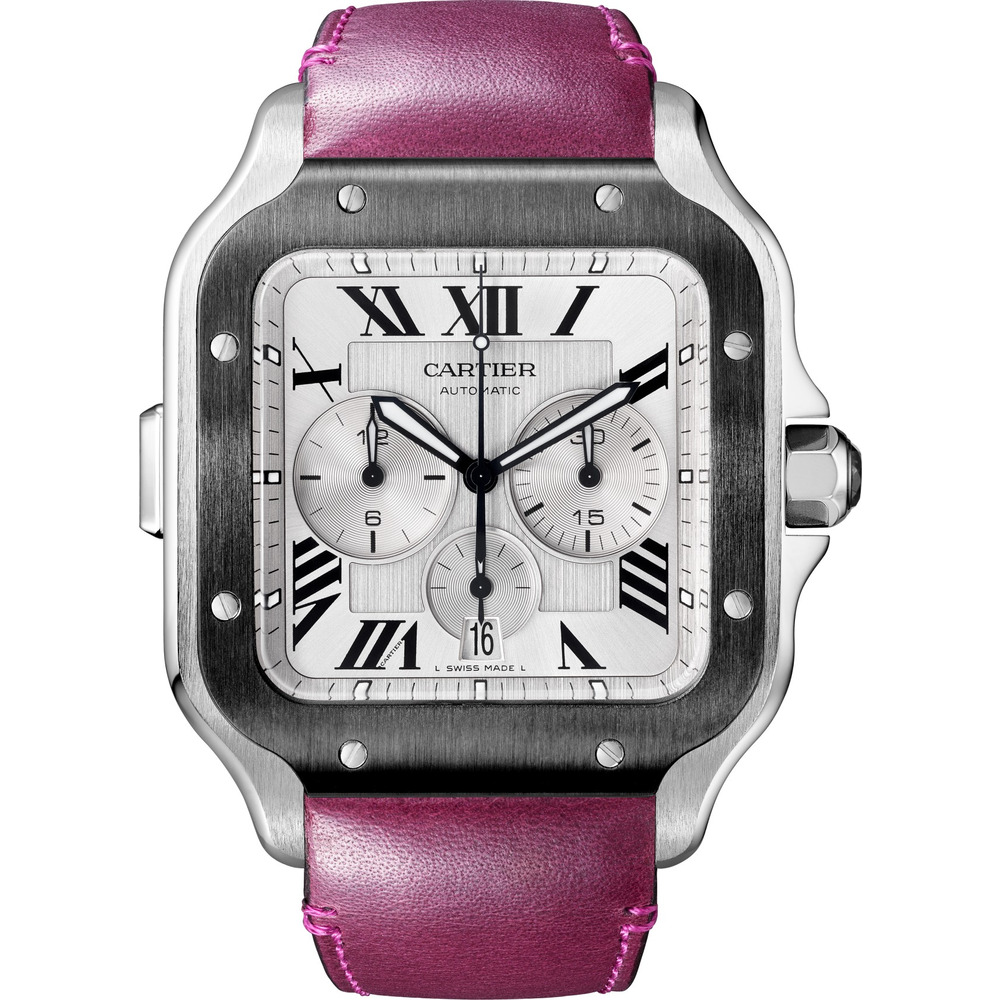 Часы Santos de Cartier с хронографом