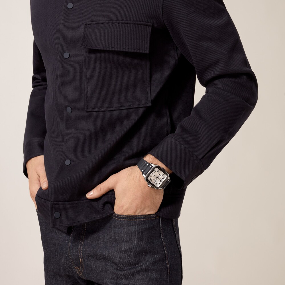 Часы Santos de Cartier с хронографом