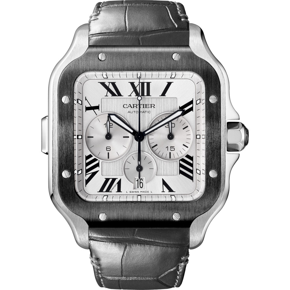 Часы Santos de Cartier с хронографом