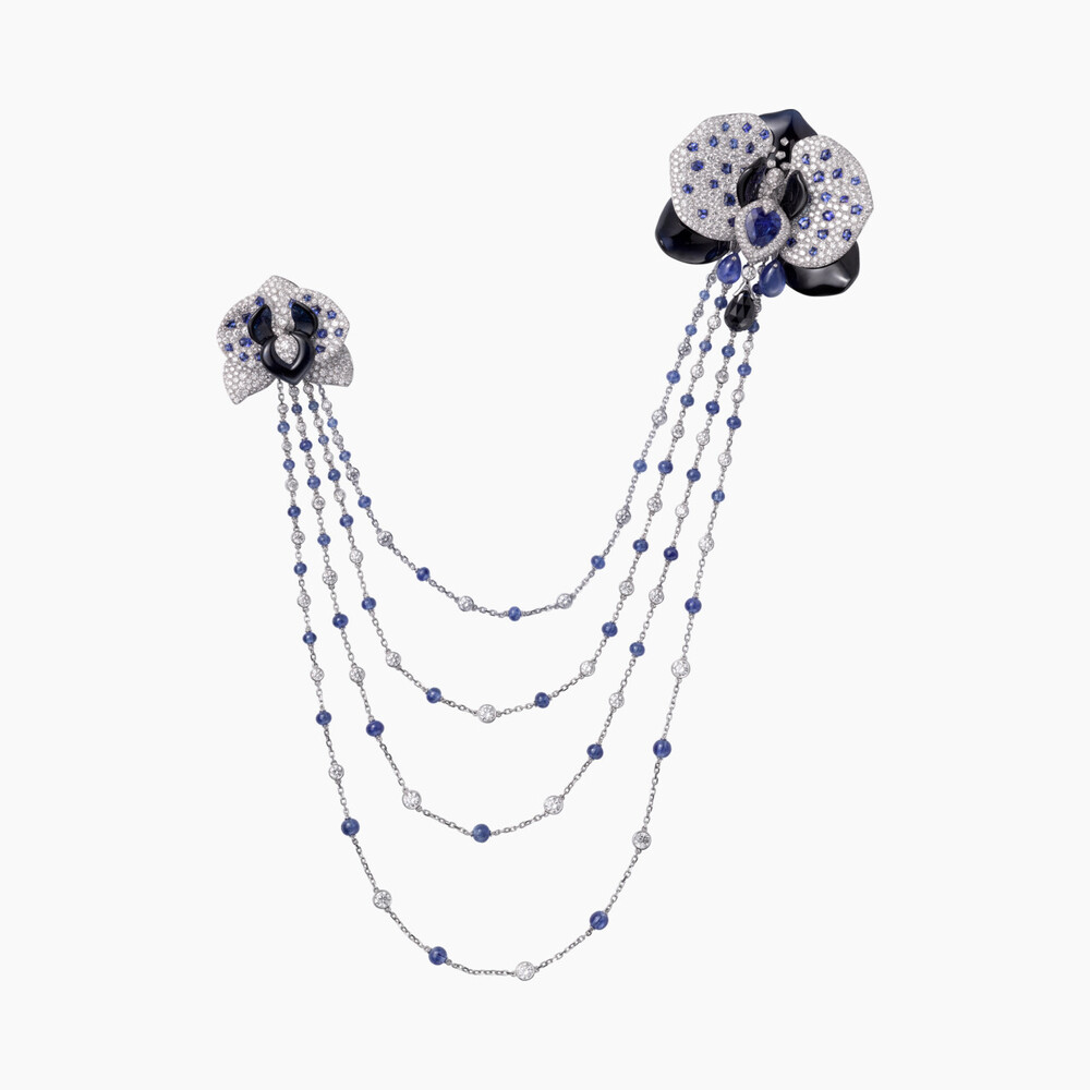 Брошь Caresse d'Orchidées par Cartier