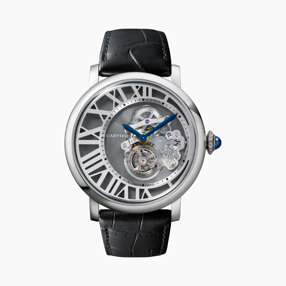 Часы Rotonde de Cartier, парящий турбийон, дугообразный циферблат