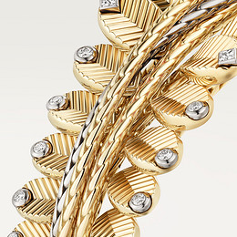 Grain de Café armband, diamanter