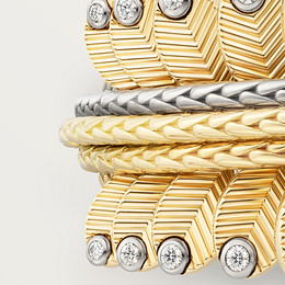 Grain de Café armband, diamanter