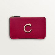 Porte-cartes zippé, Panthère C de Cartier