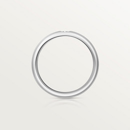 1895 wedding ring, width 3.5 mm, 1 diamond