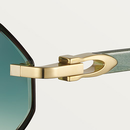 Sunglasses with Elongated C de Cartier motif