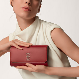 C de Cartier Brieftasche mit Kette