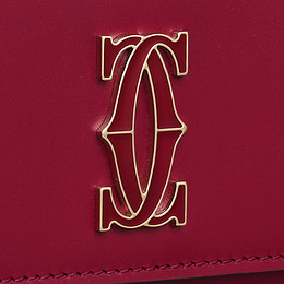C de Cartier Brieftasche mit Kette