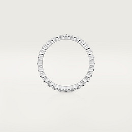 Broderie de Cartier ring, triple row, diamonds