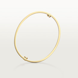 Pulsera LOVE, tamaño clásico, acabado cepillado, 4 diamantes