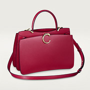 Small model handle bag, Panthère C de Cartier