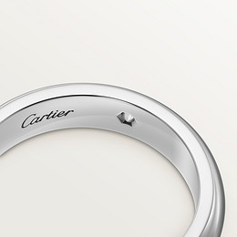 Alliance C de Cartier,largeur 4 mm, 1 diamant
