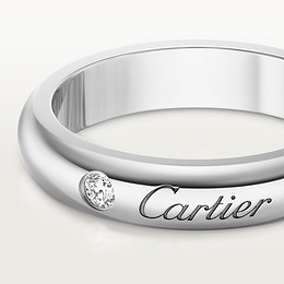 Alliance C de Cartier,largeur 4 mm, 1 diamant