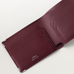 6 credit card compact wallet, Must de Cartier