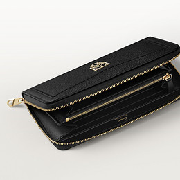 Zipped international wallet, Panthère Graphique de Cartier