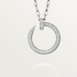 Juste un Clou long necklace, transformable, extra-large model, paved