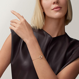 LOVE bracelet, on chain, paved
