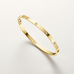 LOVE bracelet, small model, 10 diamonds