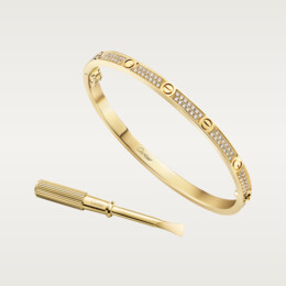 LOVE bracelet, small model, paved