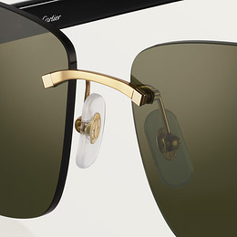 Sunglasses with Elongated C de Cartier motif