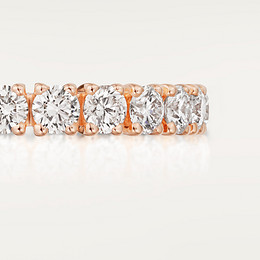 Cartier Destinée wedding ring, width 3.3 mm, paved