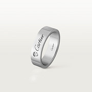 C de Cartier wedding ring, width 5 mm, 1 diamond
