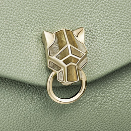 Small model handtas met ketting, Panthère Graphique de Cartier