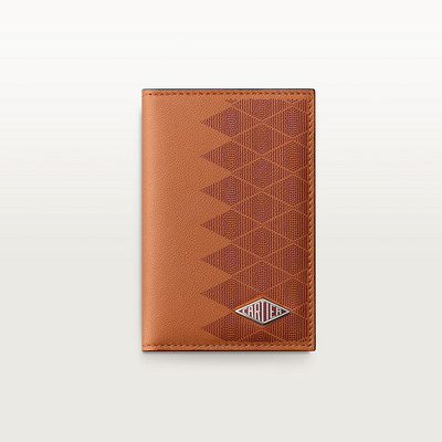 CRL3002492 - 4 credit card holder, Cartier Losange - Caramel