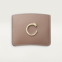 Simple card holder, Panthère C de Cartier