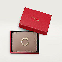 Simple card holder, Panthère C de Cartier