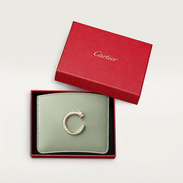 Simple card holder, Panthère C de Cartier