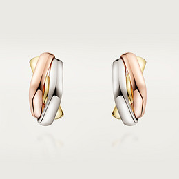 Boucles d'oreilles Trinity, de forme coussin