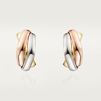 Trinity cushion earrings