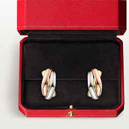 Boucles d'oreilles Trinity, de forme coussin