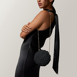 Bolso redondo de ganchillo, Cartier Soir