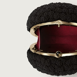 Bolso redondo de ganchillo, Cartier Soir