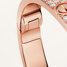 LOVE bracelet, classic model, paved
