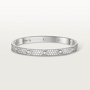 LOVE bracelet, classic model, paved, 10 diamonds