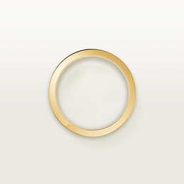 C de Cartier Trauring, Breite 4 mm, ein Diamant