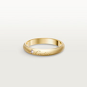 C de Cartier wedding ring, width 3 mm, 1 diamond