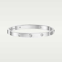 LOVE bracelet, medium model, 4 diamonds