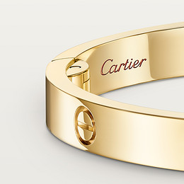 Pulsera LOVE, tamaño mediano, 4 diamantes