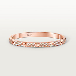 Pulseira LOVE, modelo médio, pavé