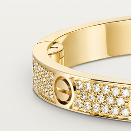 LOVE bracelet, medium model, paved