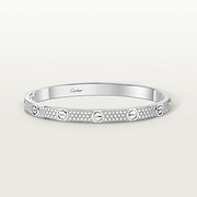 Pulseira LOVE, modelo médio, pavé